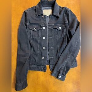 AG Adriano Goldschmied Dark Gray Denim Jacket | Size L | Unisex